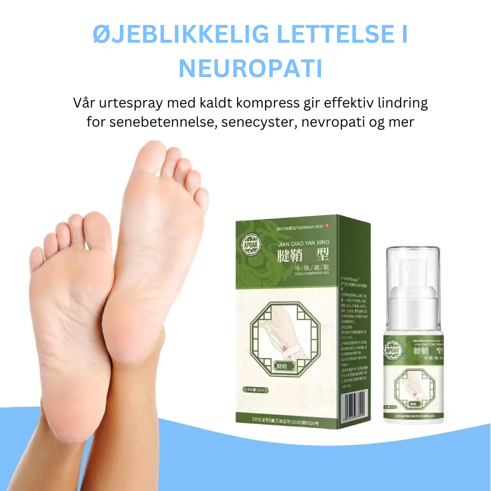 NerveCool® | Nummenheten er over: Rask lindring av nevropati med kinesisk urtespray!